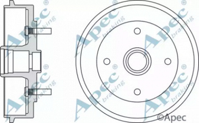 APEC BRAKING drm9122 -  Тормозной барабан